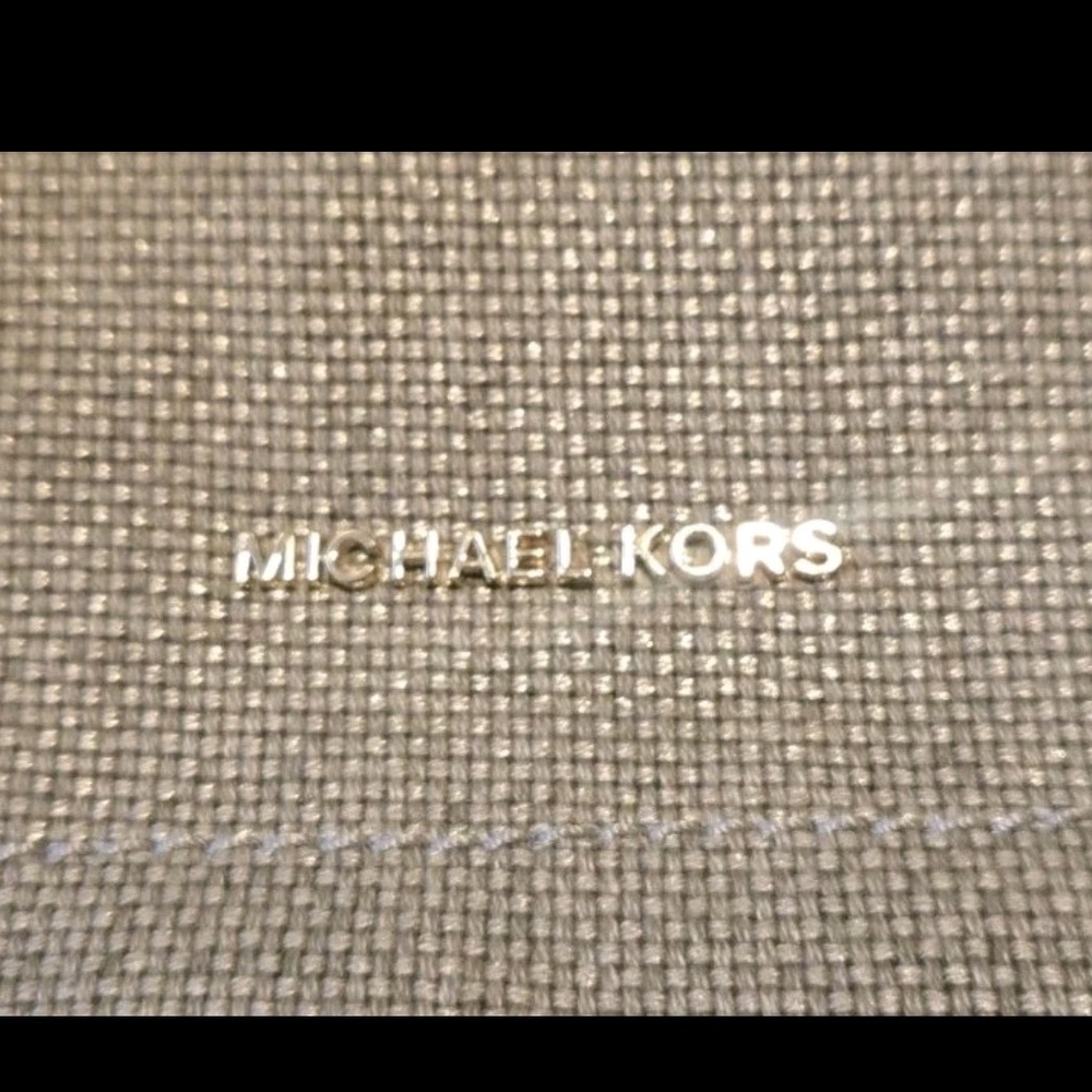 Michael Kors Beige Canvas Tote with Rope Handles - Picture 6 of 7